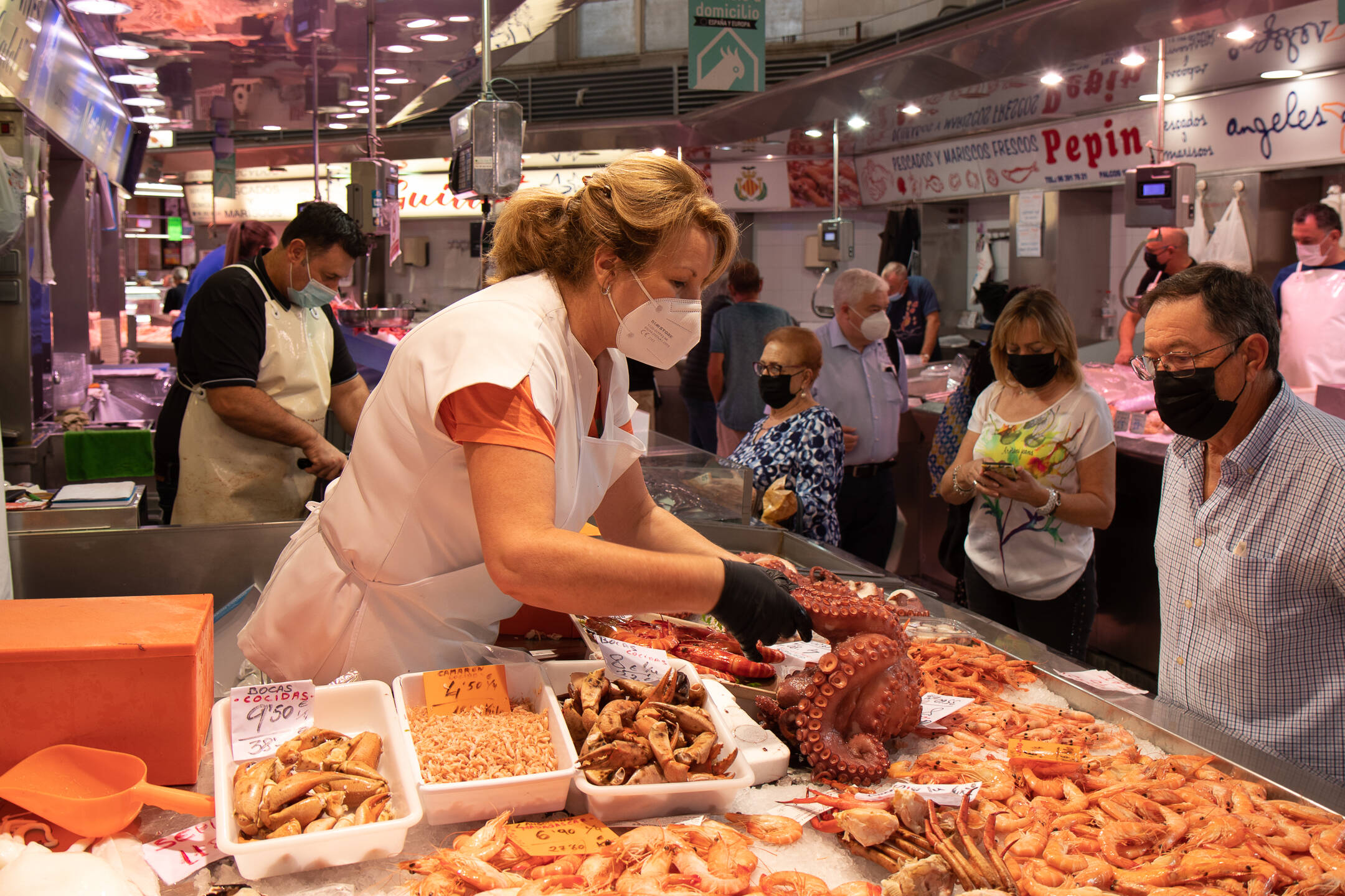Valencia Mercado Central octopus